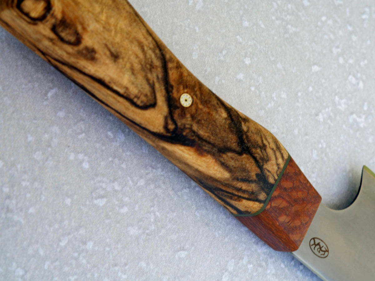 6 Inch Santoku with hamon Elk River Knives